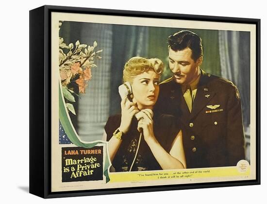 Marriage is a Private Affair, 1944-null-Framed Stretched Canvas