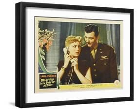 Marriage is a Private Affair, 1944-null-Framed Art Print