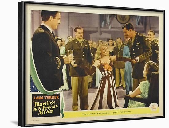 Marriage is a Private Affair, 1944-null-Framed Art Print