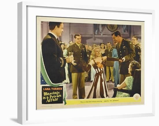 Marriage is a Private Affair, 1944-null-Framed Art Print