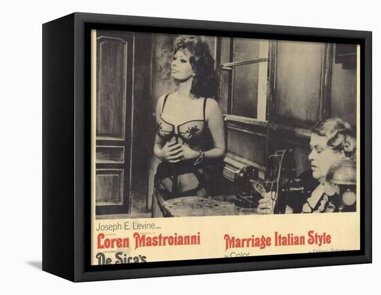 Marriage - Italian Style, 1965-null-Framed Stretched Canvas