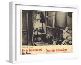 Marriage - Italian Style, 1965-null-Framed Art Print
