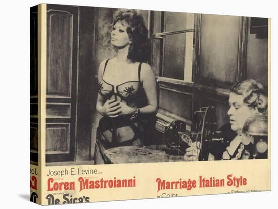 Marriage - Italian Style, 1965-null-Stretched Canvas