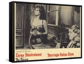 Marriage - Italian Style, 1965-null-Framed Stretched Canvas