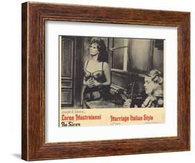 Marriage - Italian Style, 1965-null-Framed Art Print