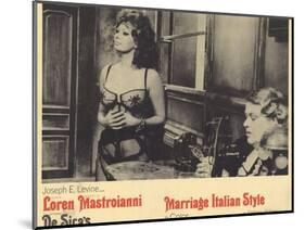 Marriage - Italian Style, 1965-null-Mounted Art Print