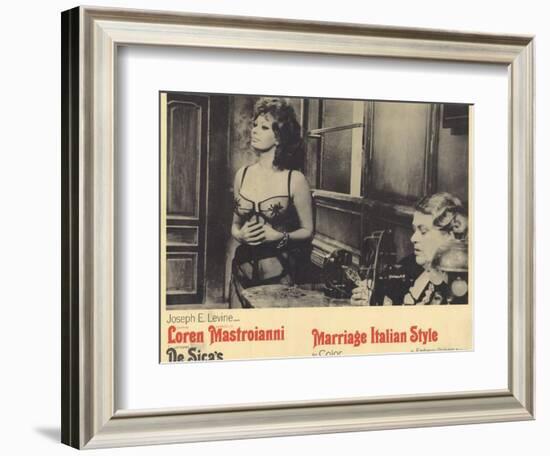 Marriage - Italian Style, 1965-null-Framed Art Print