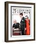 "Marriage License," Country Gentleman Cover, April 14, 1923-J.F. Kernan-Framed Giclee Print