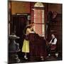 "Marriage License", June 11,1955-Norman Rockwell-Mounted Giclee Print