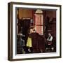 "Marriage License" Saturday Evening Post Cover, June 11,1955-Norman Rockwell-Framed Giclee Print