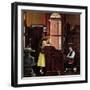 "Marriage License" Saturday Evening Post Cover, June 11,1955-Norman Rockwell-Framed Giclee Print