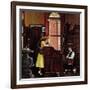 "Marriage License" Saturday Evening Post Cover, June 11,1955-Norman Rockwell-Framed Giclee Print