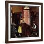 "Marriage License" Saturday Evening Post Cover, June 11,1955-Norman Rockwell-Framed Giclee Print