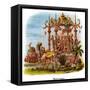 Marriage - Mardi Gras Parade Float Design-null-Framed Stretched Canvas