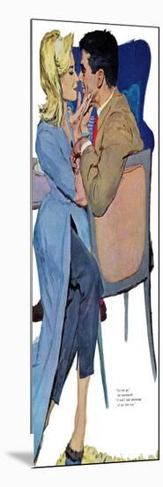Marriage Mood - Saturday Evening Post "Leading Ladies", March 5, 1960 pg.25-Lynn Buckham-Mounted Giclee Print