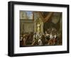 Marriage of Alexander the Great-Gerard Hoet-Framed Art Print