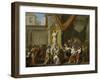 Marriage of Alexander the Great-Gerard Hoet-Framed Art Print