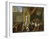 Marriage of Alexander the Great-Gerard Hoet-Framed Art Print