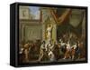 Marriage of Alexander the Great-Gerard Hoet-Framed Stretched Canvas