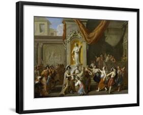 Marriage of Alexander the Great-Gerard Hoet-Framed Art Print