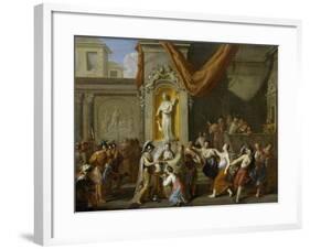 Marriage of Alexander the Great-Gerard Hoet-Framed Art Print