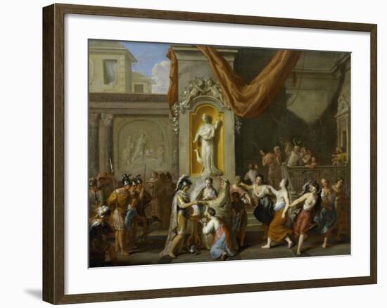 Marriage of Alexander the Great-Gerard Hoet-Framed Art Print