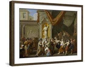 Marriage of Alexander the Great-Gerard Hoet-Framed Art Print