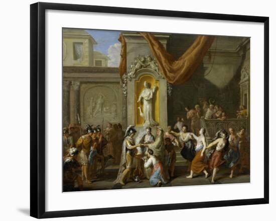 Marriage of Alexander the Great-Gerard Hoet-Framed Art Print