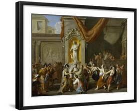 Marriage of Alexander the Great-Gerard Hoet-Framed Art Print