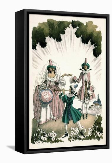 Marriage Of Candide-null-Framed Stretched Canvas