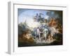 Marriage of Cupid and Psyche-Francois Boucher-Framed Art Print