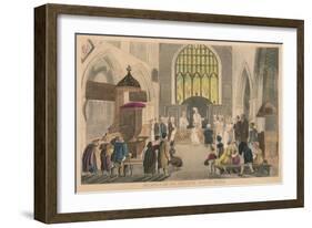 'Marriage of Doctor Dicky Bend', 1820-Thomas Rowlandson-Framed Giclee Print