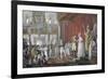 Marriage of Emperor Pedro I Toprincess Amelie de Leuchtenberg-Jean Baptiste Debret-Framed Giclee Print