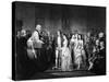 Marriage of George Washington and Martha Curtis-null-Stretched Canvas