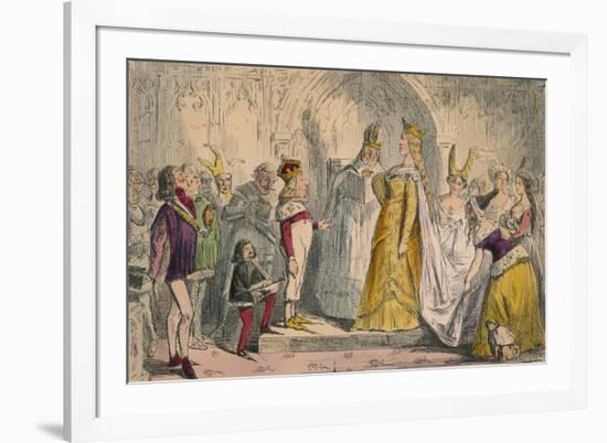 Marriage of Henry the Sixth and Margaret of Anjou, 1850-John Leech-Framed Giclee Print