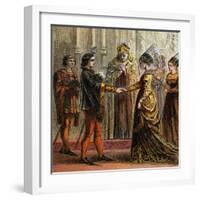 Marriage of Henry V, 1420-null-Framed Giclee Print