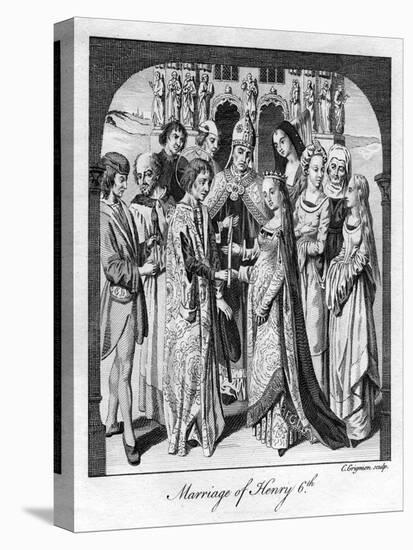 Marriage of Henry VI, 1445-Charles Grignion-Stretched Canvas