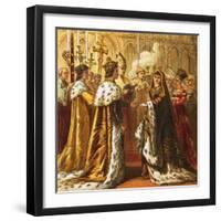 Marriage of Henry Vii-English-Framed Giclee Print