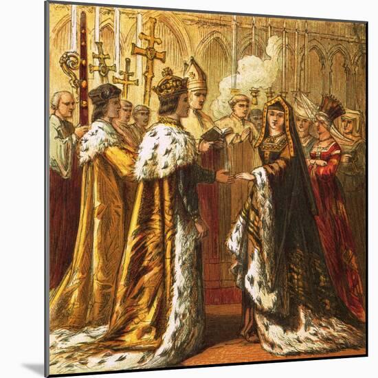 Marriage of Henry Vii-English-Mounted Giclee Print