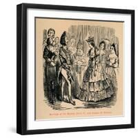 'Marriage of his Majesty Henry III and Eleanor of Provence', c1860, (c186-John Leech-Framed Giclee Print