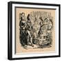 'Marriage of his Majesty Henry III and Eleanor of Provence', c1860, (c186-John Leech-Framed Giclee Print