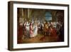 Marriage of Louis of France, Duke of Burgundy, and Marie Adelaide of Savoy, 7 December 1697-Antoine Dieu-Framed Giclee Print