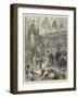 Marriage of Mr H M Stanley and Miss Dorothy Tennant in Westminster Abbey, 12 July-null-Framed Giclee Print