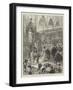 Marriage of Mr H M Stanley and Miss Dorothy Tennant in Westminster Abbey, 12 July-null-Framed Giclee Print
