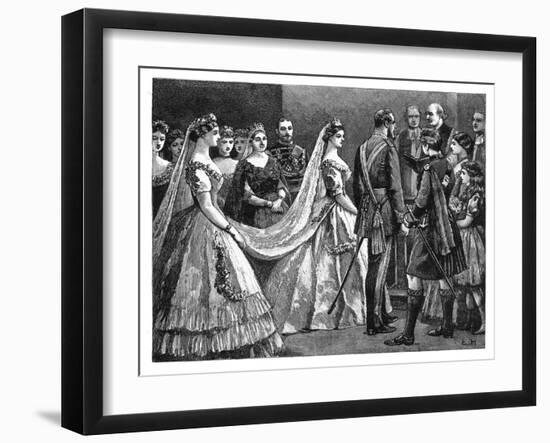 Marriage of Princess Helena and Prince Christian, July 5, 1866-null-Framed Giclee Print