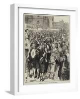 Marriage of Princess Louise, the Castle Hill, Windsor-Frederick Barnard-Framed Giclee Print