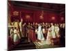 Marriage of Princess Victoria of Saxe-Coburg and Prince Louis, Duke of Nemours at Saint-Cloud-Henri Félix Emmanuel Philippoteaux-Mounted Giclee Print