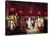 Marriage of Princess Victoria of Saxe-Coburg and Prince Louis, Duke of Nemours at Saint-Cloud-Henri Félix Emmanuel Philippoteaux-Stretched Canvas