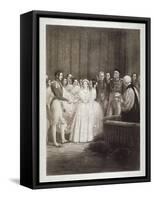 Marriage of Queen Victoria and Prince Albert, St James's Palace, Westminster, London, 1840-George Hayter-Framed Stretched Canvas