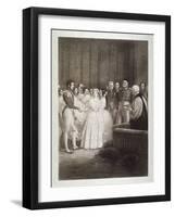 Marriage of Queen Victoria and Prince Albert, St James's Palace, Westminster, London, 1840-George Hayter-Framed Giclee Print